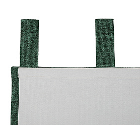 Штора Димаут Рогожка с креплением Петли v21 блэкаут