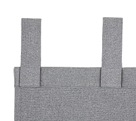 Штора Премиум Рогожка v02 с креплением Петли с липучкой блэкаут