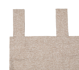 Штора Димаут Рогожка с креплением Петли с липучкой v03 блэкаут