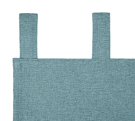 Штора Димаут Рогожка с креплением Петли v17 блэкаут