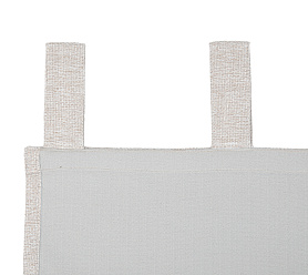 Штора Димаут Рогожка с креплением Петли v02 блэкаут