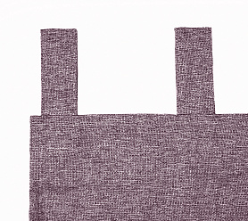 Штора Димаут Рогожка с креплением Петли с липучкой v24 блэкаут