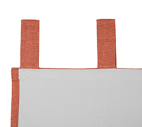 Штора Димаут Рогожка с креплением Петли v22 блэкаут