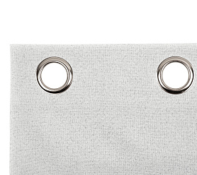 Штора Премиум Рогожка v01 с креплением Люверсы блэкаут