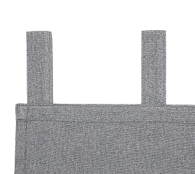 Штора Премиум Рогожка v02 с креплением Петли блэкаут