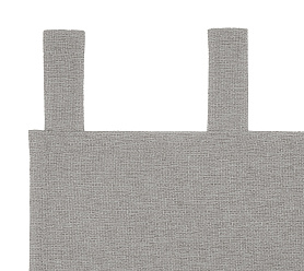 Штора Димаут Рогожка с креплением Петли v10 блэкаут