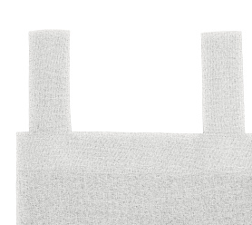 Штора Премиум Рогожка v01 с креплением Петли с липучкой блэкаут