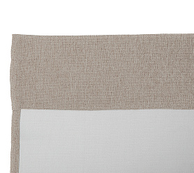 Штора Димаут Рогожка с креплением Кулиса с гребешком v09 блэкаут