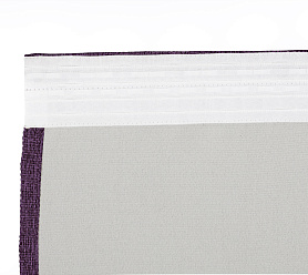 Штора Димаут Рогожка с креплением Шторная тесьма v28 блэкаут