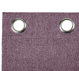 Штора Димаут Рогожка с креплением Люверсы v24 блэкаут