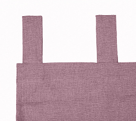 Штора Димаут Рогожка с креплением Петли с липучкой v23 блэкаут