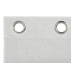 Штора Премиум Рогожка v01 с креплением Люверсы блэкаут