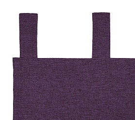 Штора Димаут Рогожка с креплением Петли v28 блэкаут