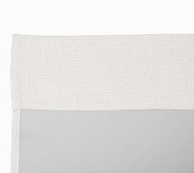 Штора Димаут Рогожка с креплением Кулиса с гребешком v01 блэкаут