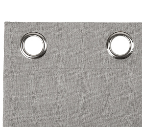 Штора Димаут Рогожка с креплением Люверсы v10 блэкаут