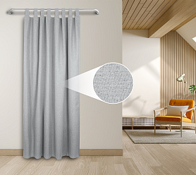 Штора Блэкаут Долли с креплением Петли v03