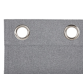 Штора Премиум Рогожка v02 с креплением Люверсы блэкаут