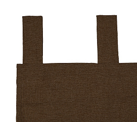 Штора Димаут Рогожка с креплением Петли с липучкой v26 блэкаут