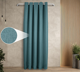 Штора Димаут Рогожка с креплением Люверсы v17 блэкаут