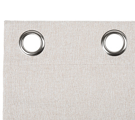 Штора Димаут Рогожка с креплением Люверсы v02 блэкаут