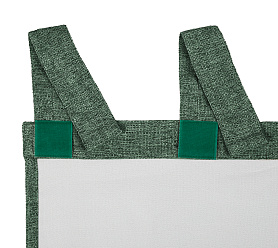 Штора Димаут Рогожка с креплением Петли с липучкой v21 блэкаут