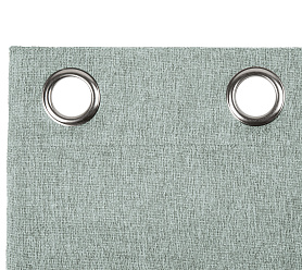 Штора Димаут Рогожка с креплением Люверсы v14 блэкаут