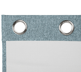 Штора Димаут Рогожка с креплением Люверсы v18 блэкаут