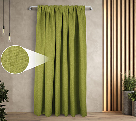 Штора Димаут Рогожка с креплением Кулиса v20 блэкаут