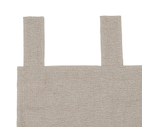 Штора Димаут Рогожка с креплением Петли с липучкой v08 блэкаут