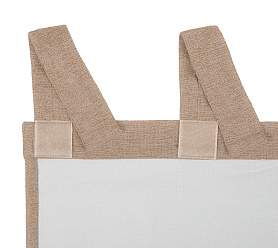 Штора Димаут Рогожка с креплением Петли с липучкой v07 блэкаут