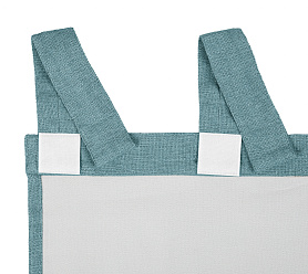 Штора Димаут Рогожка с креплением Петли с липучкой v17 блэкаут