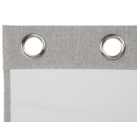 Штора Димаут Рогожка с креплением Люверсы v10 блэкаут