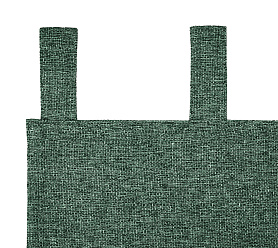 Штора Димаут Рогожка с креплением Петли v21 блэкаут