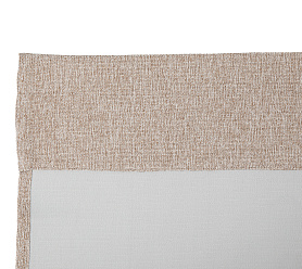 Штора Димаут Рогожка с креплением Кулиса с гребешком v03 блэкаут