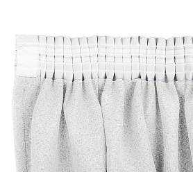 Штора Блэкаут Долли с креплением Шторная тесьма v01