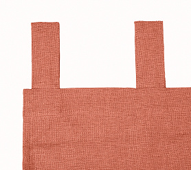 Штора Димаут Рогожка с креплением Петли с липучкой v22 блэкаут