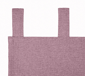 Штора Димаут Рогожка с креплением Петли v23 блэкаут