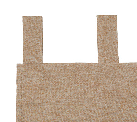 Штора Димаут Рогожка с креплением Петли с липучкой v05 блэкаут