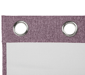 Штора Димаут Рогожка с креплением Люверсы v24 блэкаут