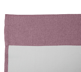 Штора Димаут Рогожка с креплением Кулиса с гребешком v23 блэкаут