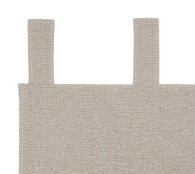 Штора Димаут Рогожка с креплением Петли v08 блэкаут