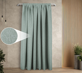 Штора Димаут Рогожка с креплением Кулиса v14 блэкаут