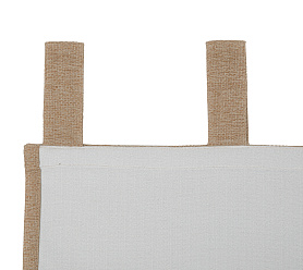 Штора Димаут Рогожка с креплением Петли v06 блэкаут