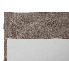 Штора Димаут Рогожка с креплением Кулиса с гребешком v25 блэкаут