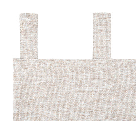 Штора Димаут Рогожка с креплением Петли v02 блэкаут