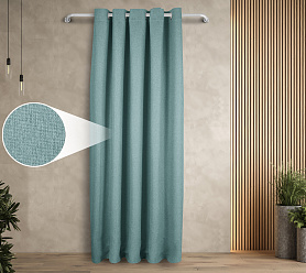 Штора Димаут Рогожка с креплением Люверсы v15 блэкаут