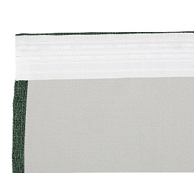 Штора Димаут Рогожка с креплением Шторная тесьма v21 блэкаут