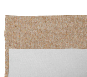 Штора Димаут Рогожка с креплением Кулиса с гребешком v05 блэкаут