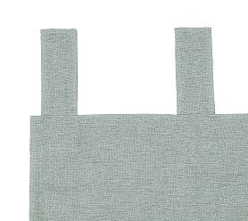 Штора Димаут Рогожка с креплением Петли с липучкой v14 блэкаут