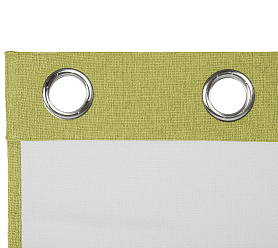 Штора Димаут Рогожка с креплением Люверсы v20 блэкаут